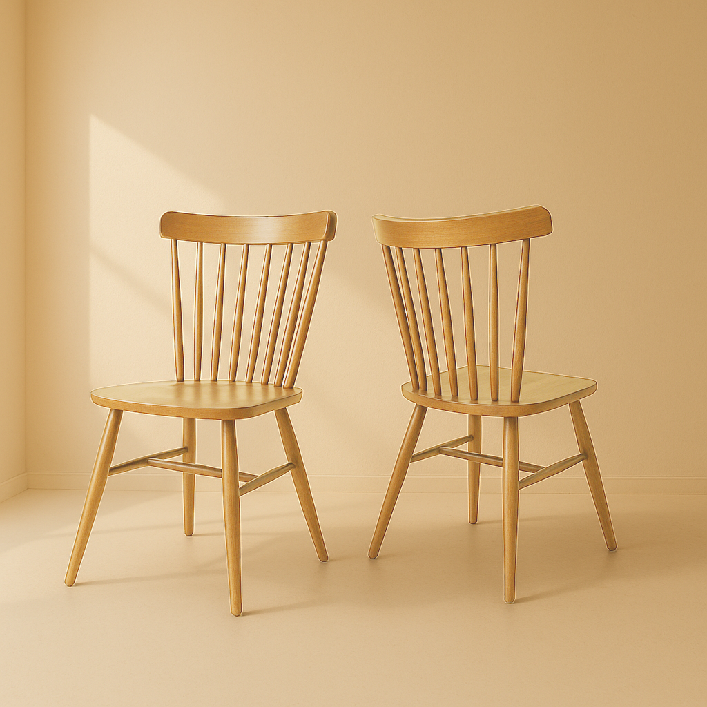 Livora One MOKU ダイニングチェア P807 2脚セット ホワイトアッシュ