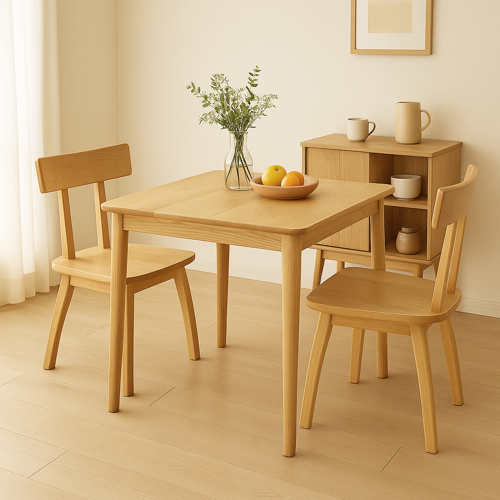 MOKU ダイニングテーブル セット ナチュラル 天然木 無垢材 木製 おしゃれ シンプル 北欧風 和風