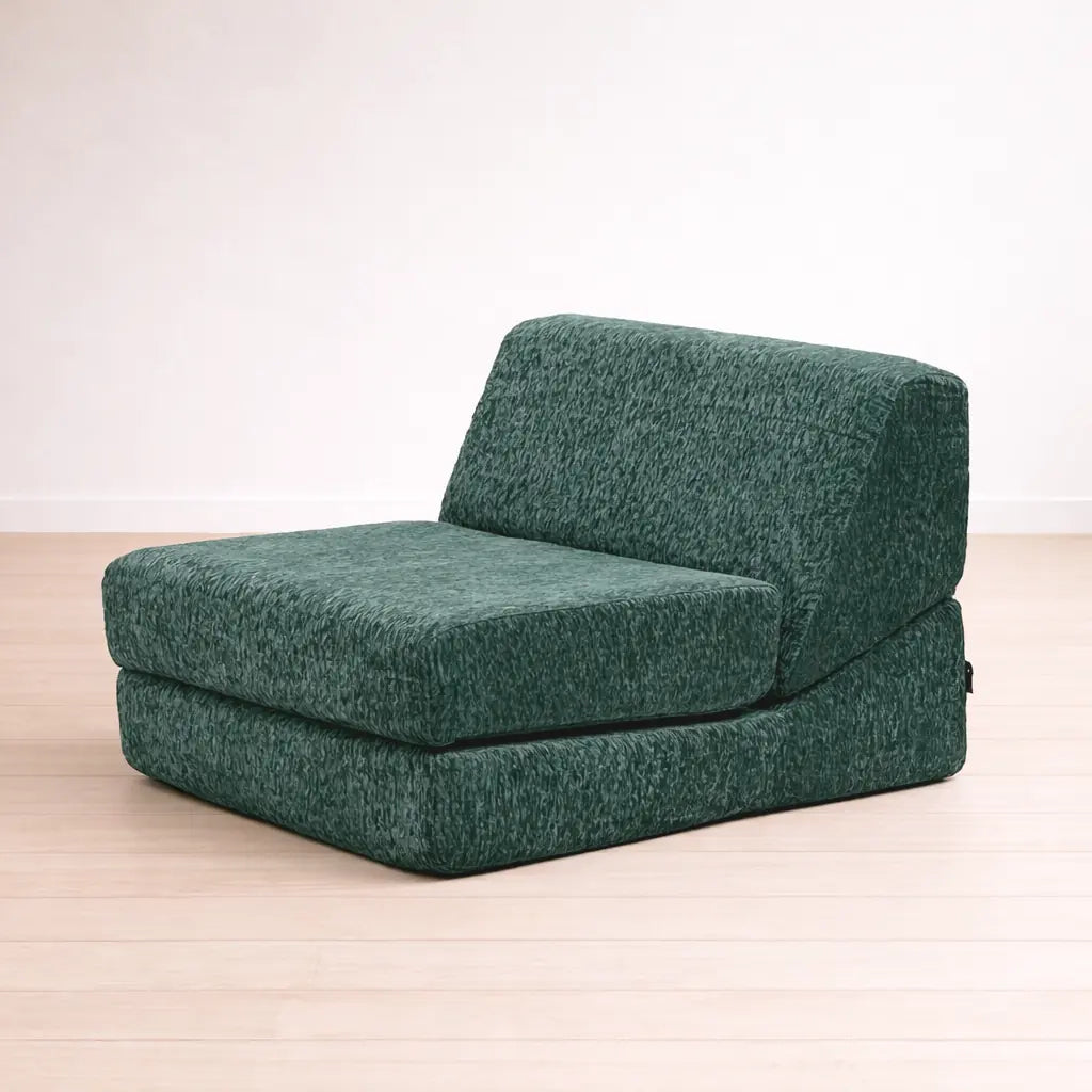 Livora One LUME　B002　圧縮ロールソファカウチ　ソファベッド　リーンロゼ　軽量　グリーン　一人用　搬入しやすい　安い　セール