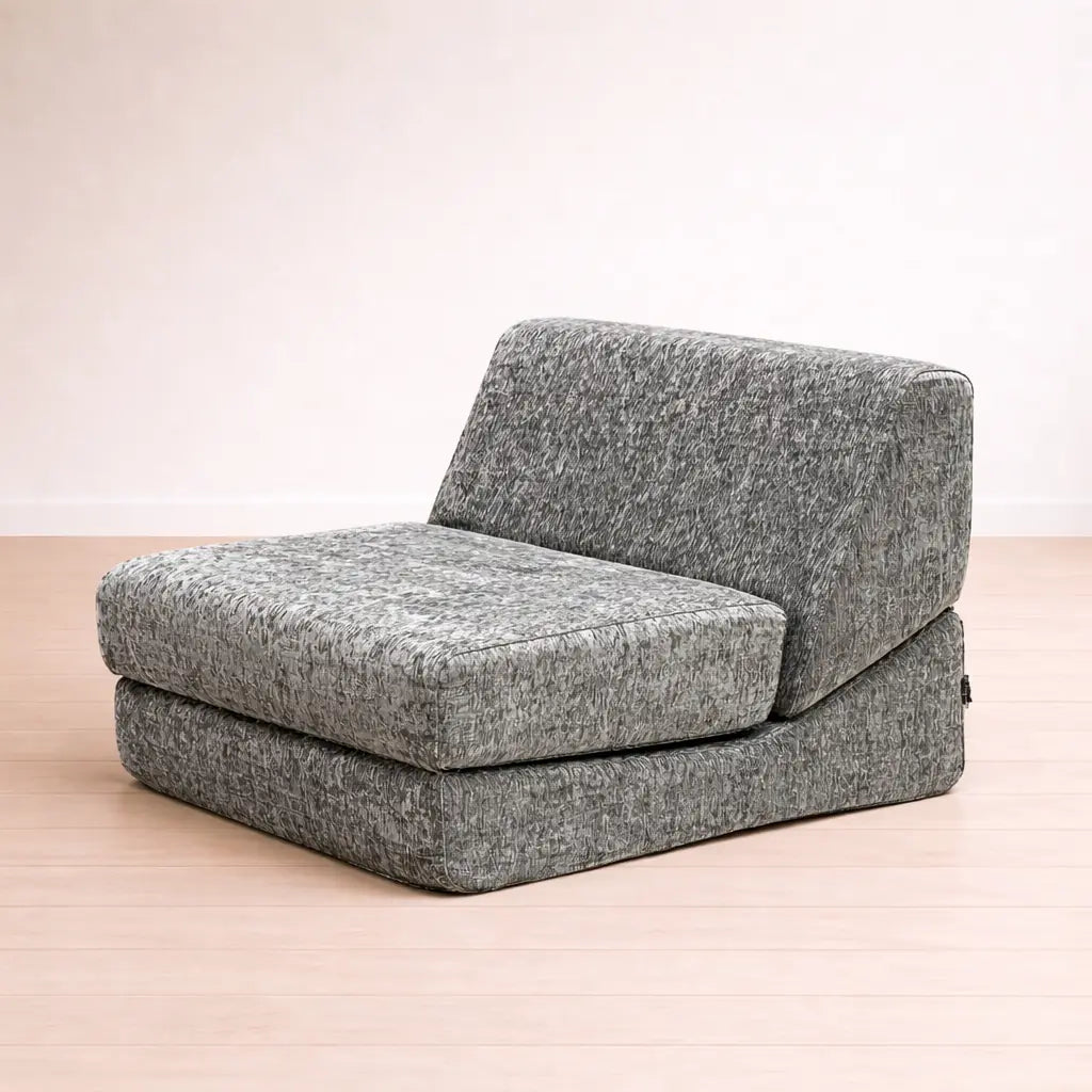 Livora One LUME　B002　圧縮ロールソファカウチ　ソファベッド　リーンロゼ　軽量　グレー　一人用　搬入しやすい　安い　セール