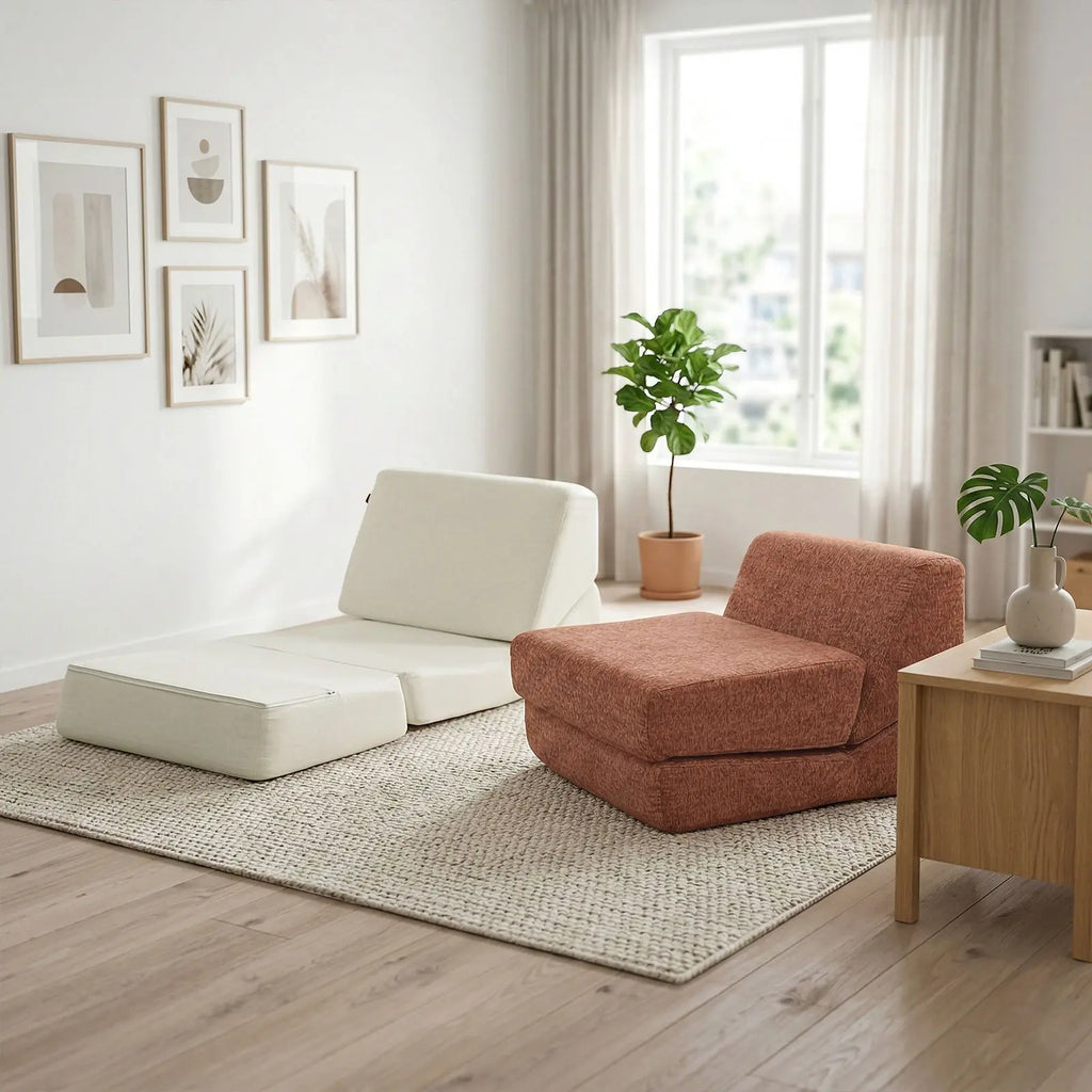 Livora One LUME　B002　圧縮ロールソファカウチ　ソファベッド　リーンロゼ　軽量　一人用　搬入しやすい　安い　セール