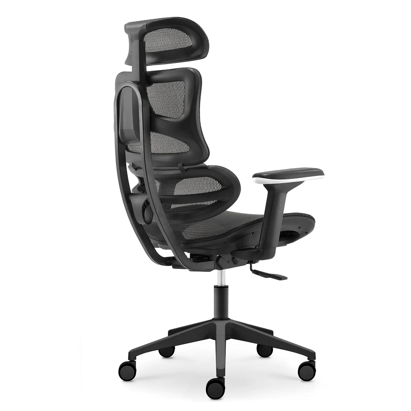 Livora One CORE　B137A-4　デスクチェア　人間工学　サイズ調整　カスタマイズ　ヘッドレスト　アーム　肘付き　フットレスト　メッシュ　ブラック　　ブラウン　レッド　オレンジ　ブルー　グレー　ホワイト　リクライニング