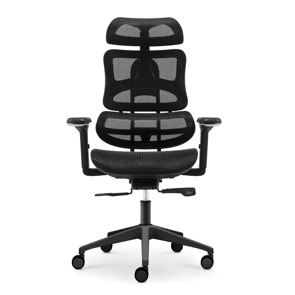 Livora One CORE　B137A-4　デスクチェア　人間工学　サイズ調整　カスタマイズ　ヘッドレスト　アーム　肘付き　フットレスト　メッシュ　ブラック　　ブラウン　レッド　オレンジ　ブルー　グレー　ホワイト　リクライニング