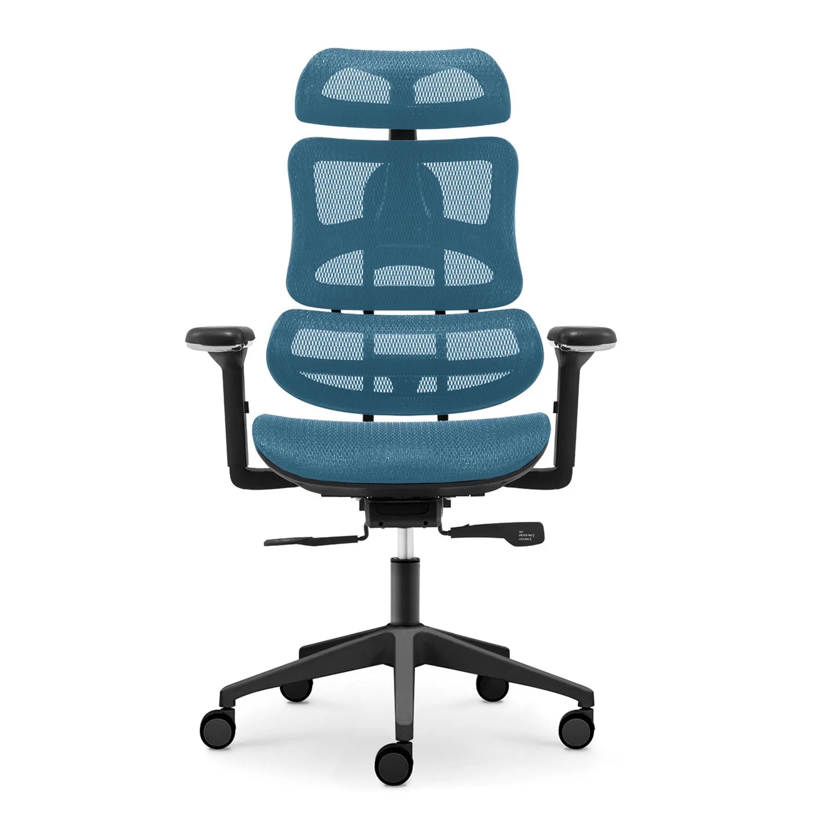 Livora One CORE　B137A-4　デスクチェア　人間工学　サイズ調整　カスタマイズ　ヘッドレスト　アーム　肘付き　フットレスト　メッシュ　ブラック　　ブラウン　レッド　オレンジ　ブルー　グレー　ホワイト　リクライニング