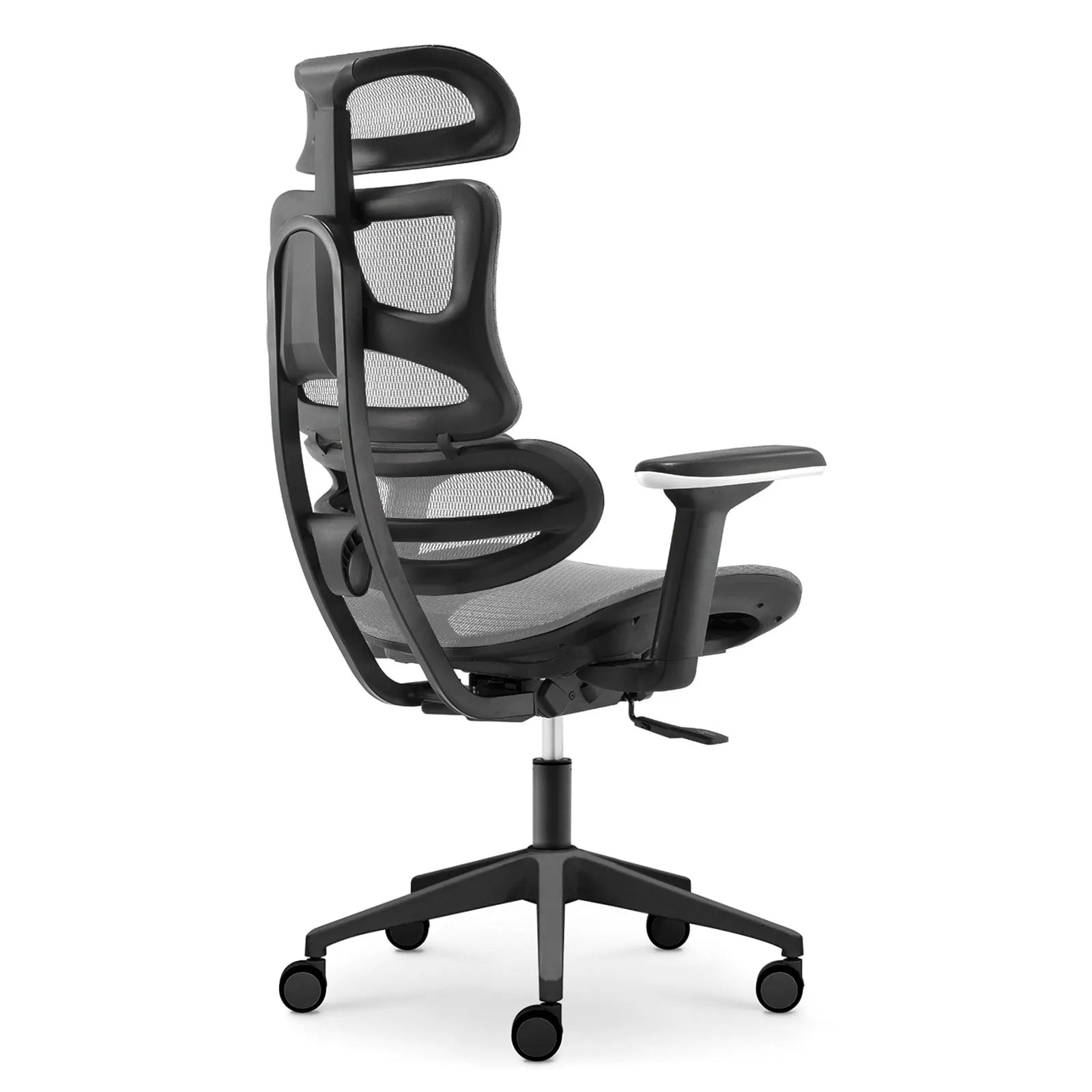 Livora One CORE　B137A-4　デスクチェア　人間工学　サイズ調整　カスタマイズ　ヘッドレスト　アーム　肘付き　フットレスト　メッシュ　ブラック　　ブラウン　レッド　オレンジ　ブルー　グレー　ホワイト　リクライニング