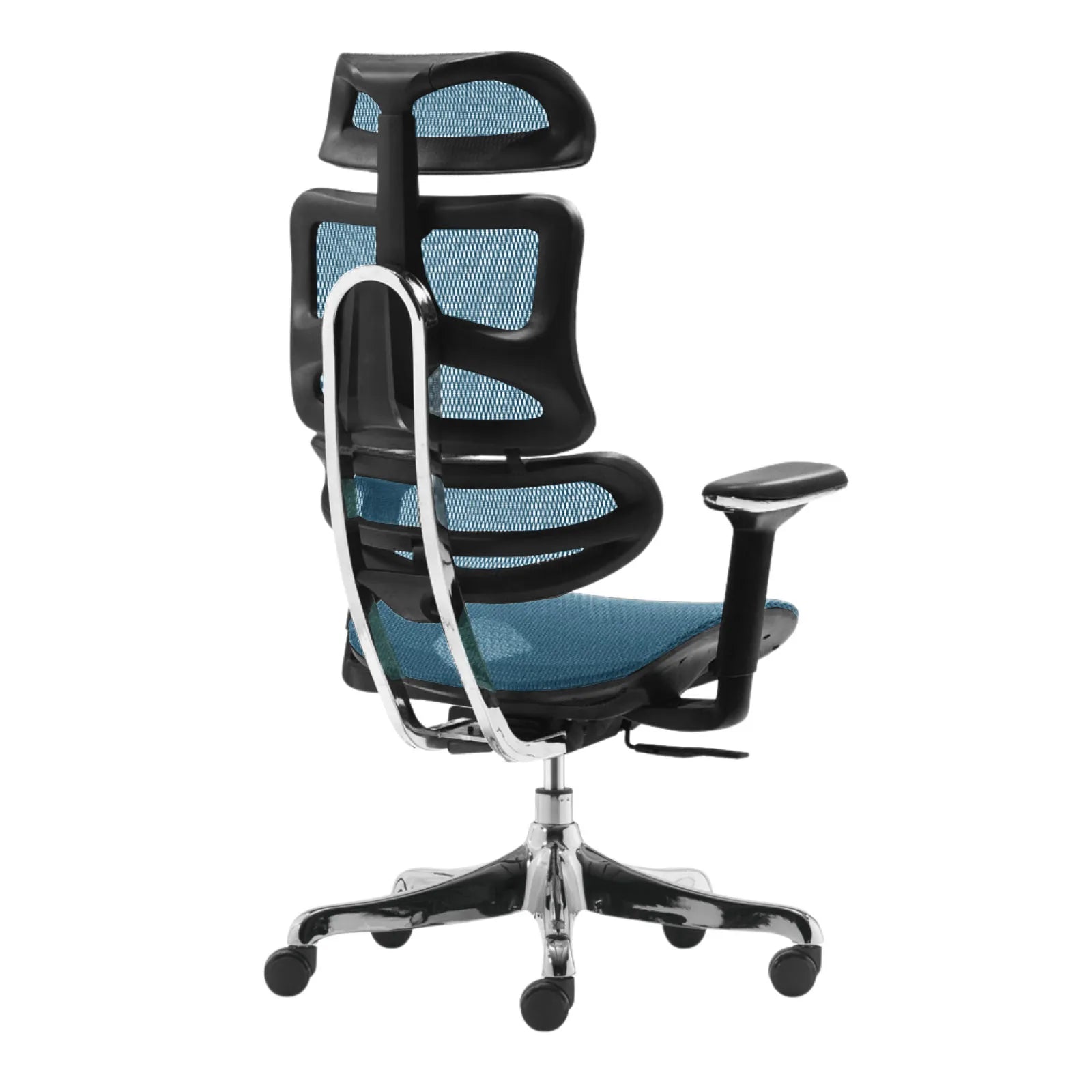 Livora One CORE　B137A　デスクチェア　人間工学　サイズ調整　カスタマイズ　ヘッドレスト　アーム　メッシュ　ブラック　ブルー