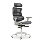 Livora One CORE　B137A-4　デスクチェア　人間工学　サイズ調整　カスタマイズ　ヘッドレスト　アーム　肘付き　フットレスト　メッシュ　ブラック　　ブラウン　レッド　オレンジ　ブルー　グレー　ホワイト　リクライニング