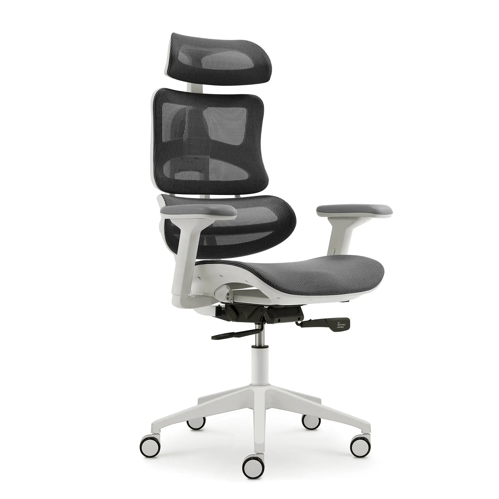 Livora One CORE　B137A-4　デスクチェア　人間工学　サイズ調整　カスタマイズ　ヘッドレスト　アーム　肘付き　フットレスト　メッシュ　ブラック　　ブラウン　レッド　オレンジ　ブルー　グレー　ホワイト　リクライニング