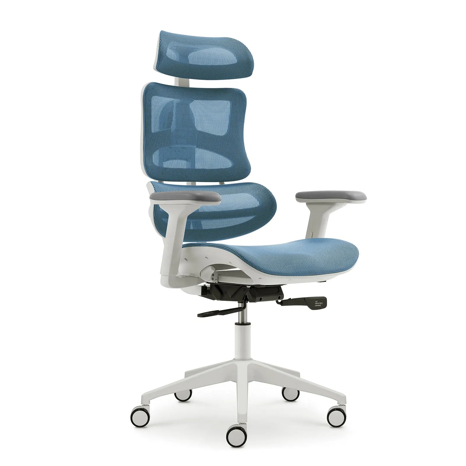 Livora One CORE　B137A-4　デスクチェア　人間工学　サイズ調整　カスタマイズ　ヘッドレスト　アーム　肘付き　フットレスト　メッシュ　ブラック　　ブラウン　レッド　オレンジ　ブルー　グレー　ホワイト　リクライニング