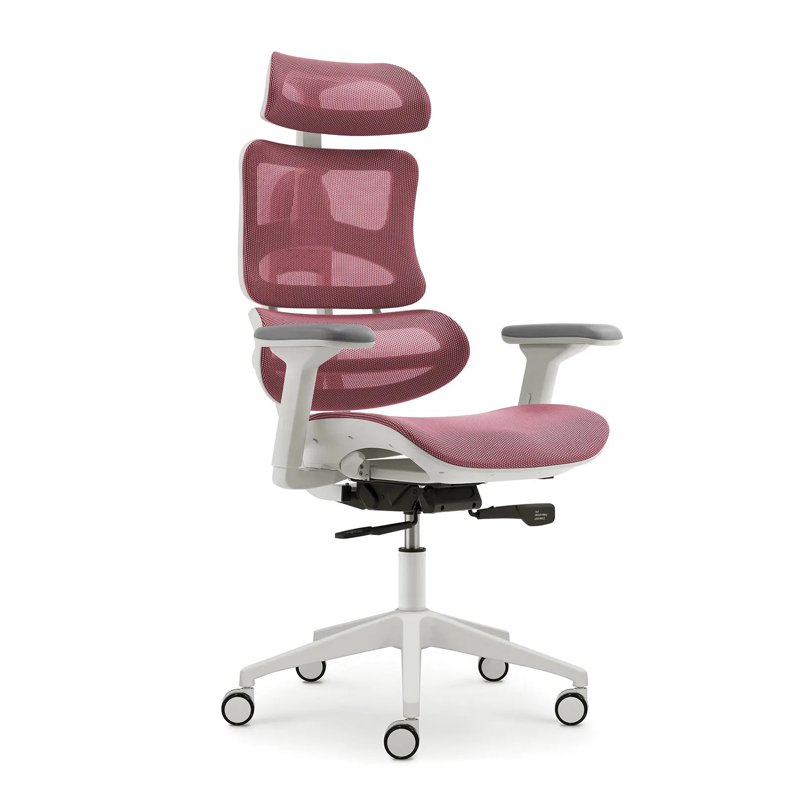Livora One CORE　B137A-4　デスクチェア　人間工学　サイズ調整　カスタマイズ　ヘッドレスト　アーム　肘付き　フットレスト　メッシュ　ブラック　　ブラウン　レッド　オレンジ　ブルー　グレー　ホワイト　リクライニング