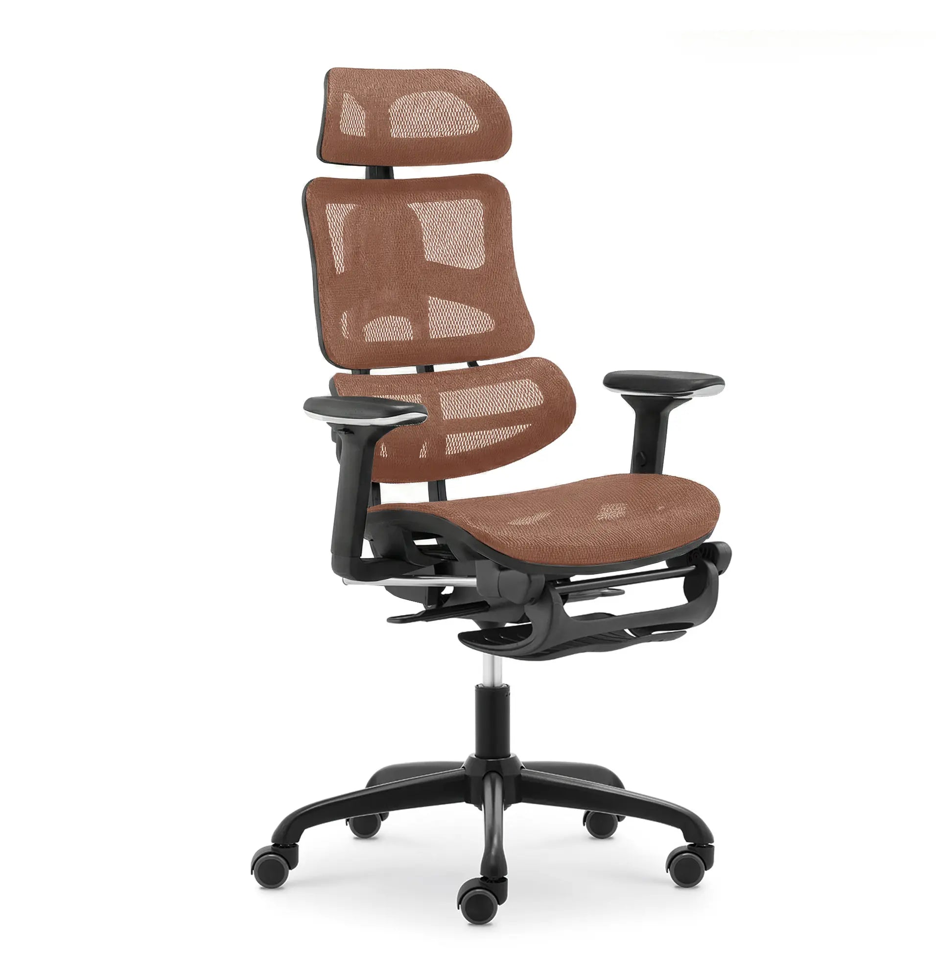 デスクチェア B187A フルリクライニング・フットレスト付き