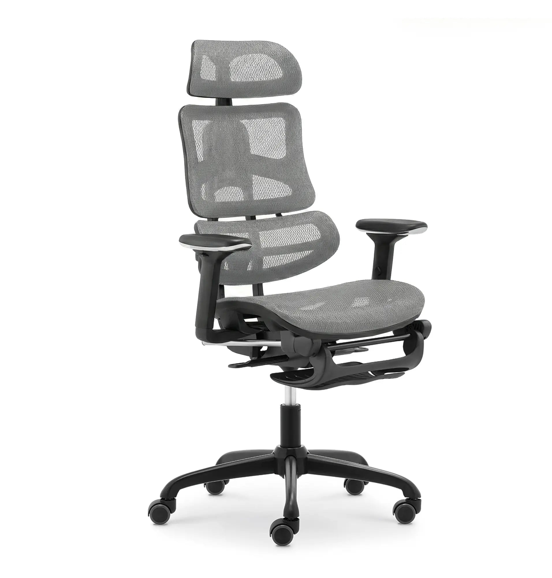 デスクチェア B187A フルリクライニング・フットレスト付き