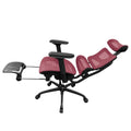 Livora One CORE　B187A　デスクチェア　人間工学　サイズ調整　カスタマイズ　ヘッドレスト　アーム　肘付き　フットレスト　メッシュ　ブラック　　ブラウン　レッド　オレンジ　ブルー　グレー　フルリクライニング