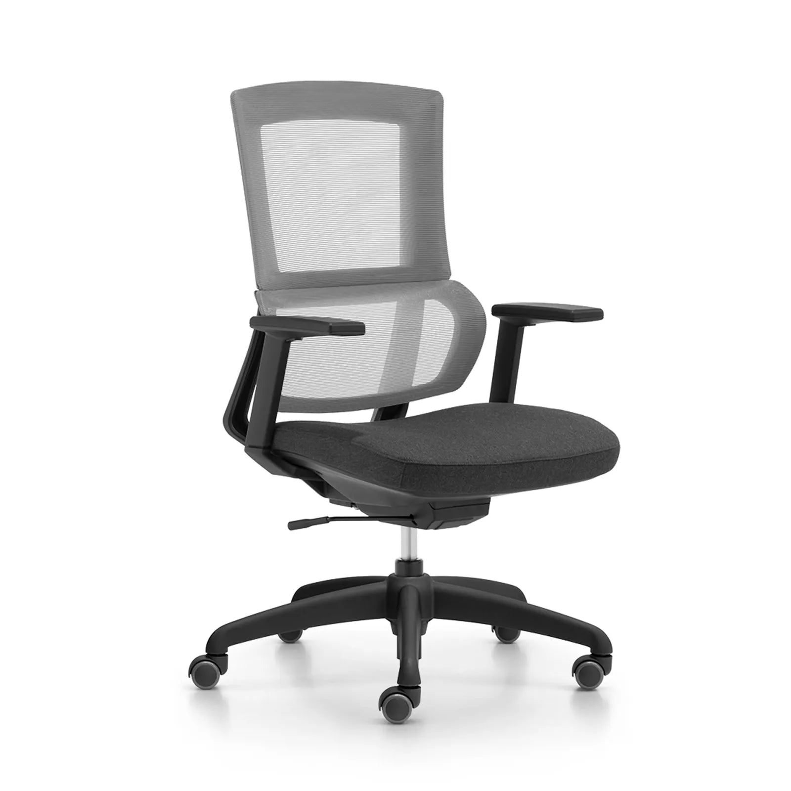 Livora One CORE　デスクチェア B263 人間工学 オフィスチェア ヘッド無し リクライニング 上下可動式 アームレスト　疲れにくい　ウレタンクッション　肘付き　シンプル　ベーシック　ランバーサポート　
