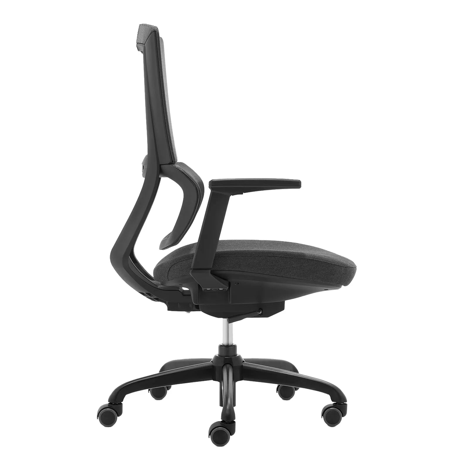 Livora One CORE　デスクチェア B263 人間工学 オフィスチェア ヘッド無し リクライニング 上下可動式 アームレスト　疲れにくい　ウレタンクッション　肘付き　シンプル　ベーシック　ランバーサポート