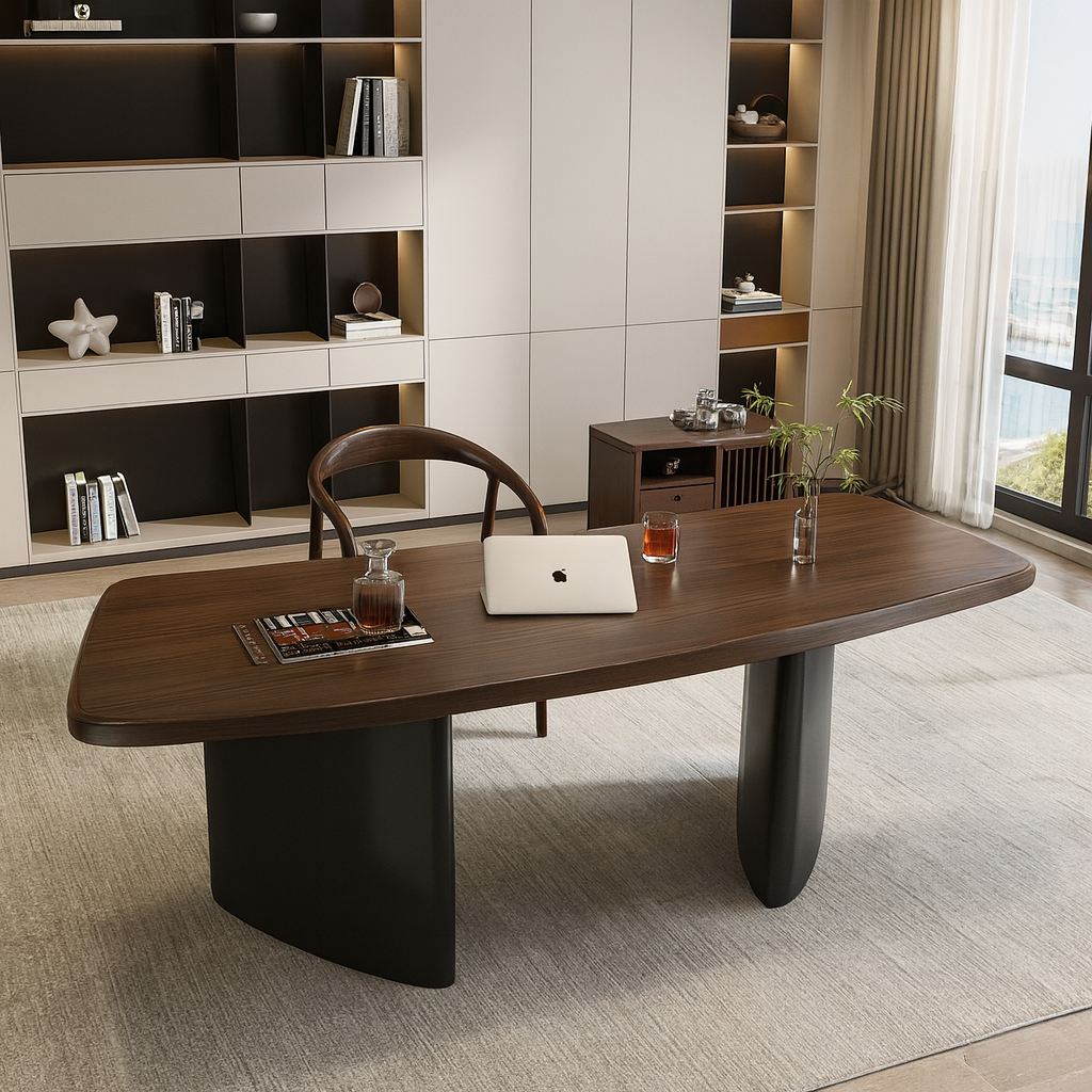 Livora One CORE-DSK 　ハイエンド　エグゼクティブ　デザイン　デスク　創造性　社長室　オフィース　気品　存在感　モダン　ウッド