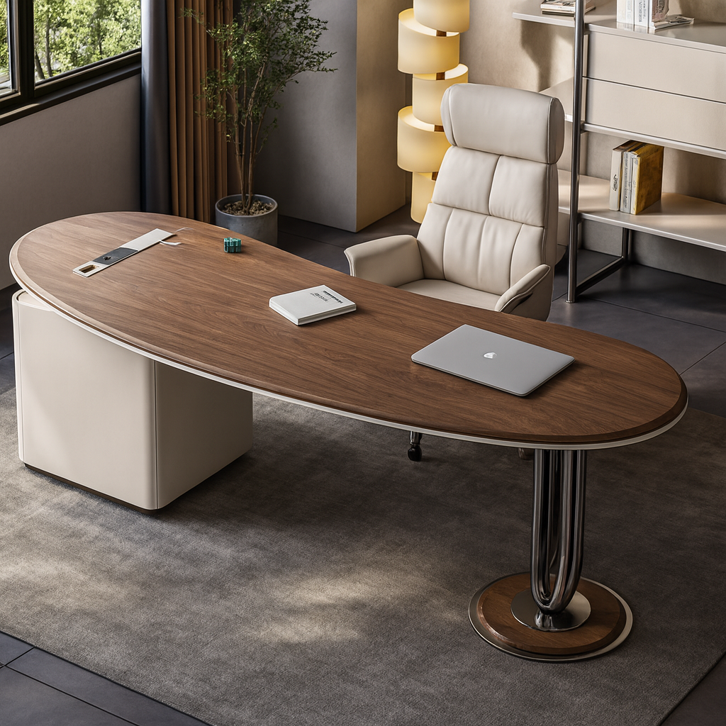 Livora One CORE-DSK 　ハイエンド　エグゼクティブ　デザイン　デスク　創造性　社長室　オフィース　気品　存在感　モダン　ウッド