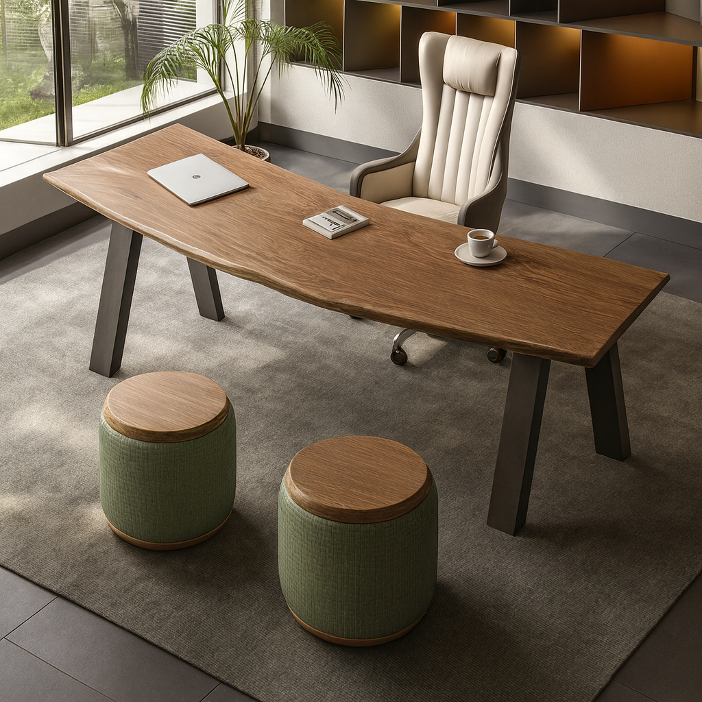 Livora One CORE-DSK 　ハイエンド　エグゼクティブ　デザイン　デスク　創造性　社長室　オフィース　気品　存在感　モダン　ウッド