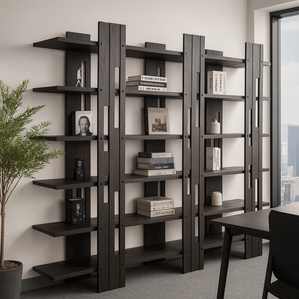 Livora One LUME　飾り棚　ハイエンド　　ディスプレイシェルフ　棚　モダン　おしゃれ　かっこいい　気品　存在感　洗練されたデザイン　社長室　社長用　書斎　オフィス　店舗　ファッション