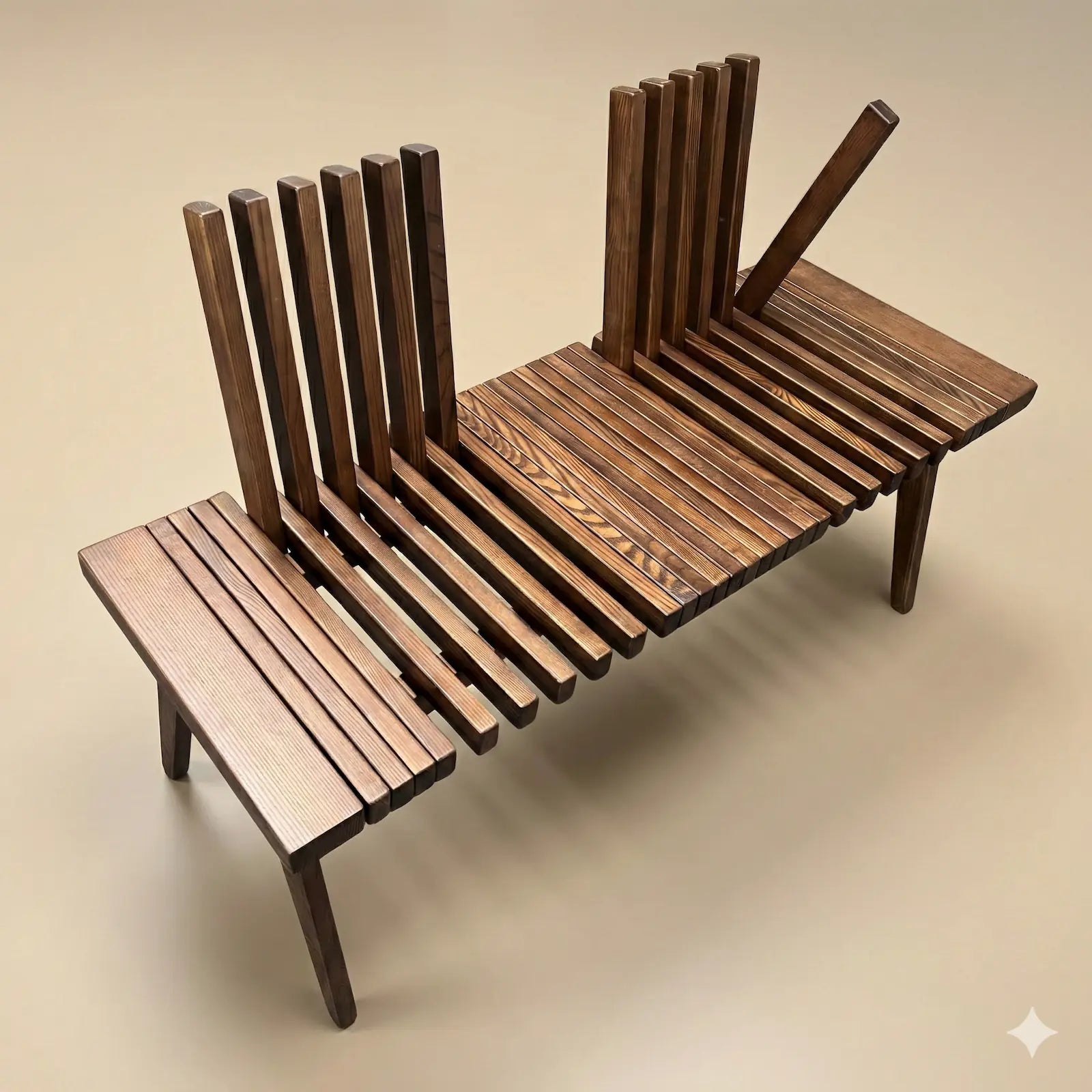 ベンチチェア P835／P835S  ホワイトアッシュFAS級天然無垢材