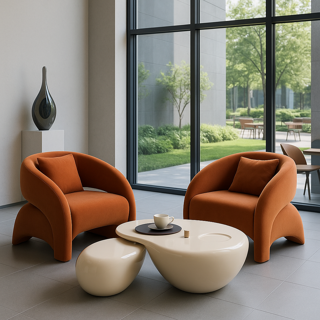 Livora One LUME ラウンジチェア　モダンリビング 　オフィスラウンジ 　空間デザイン デザイン家具　カフェ