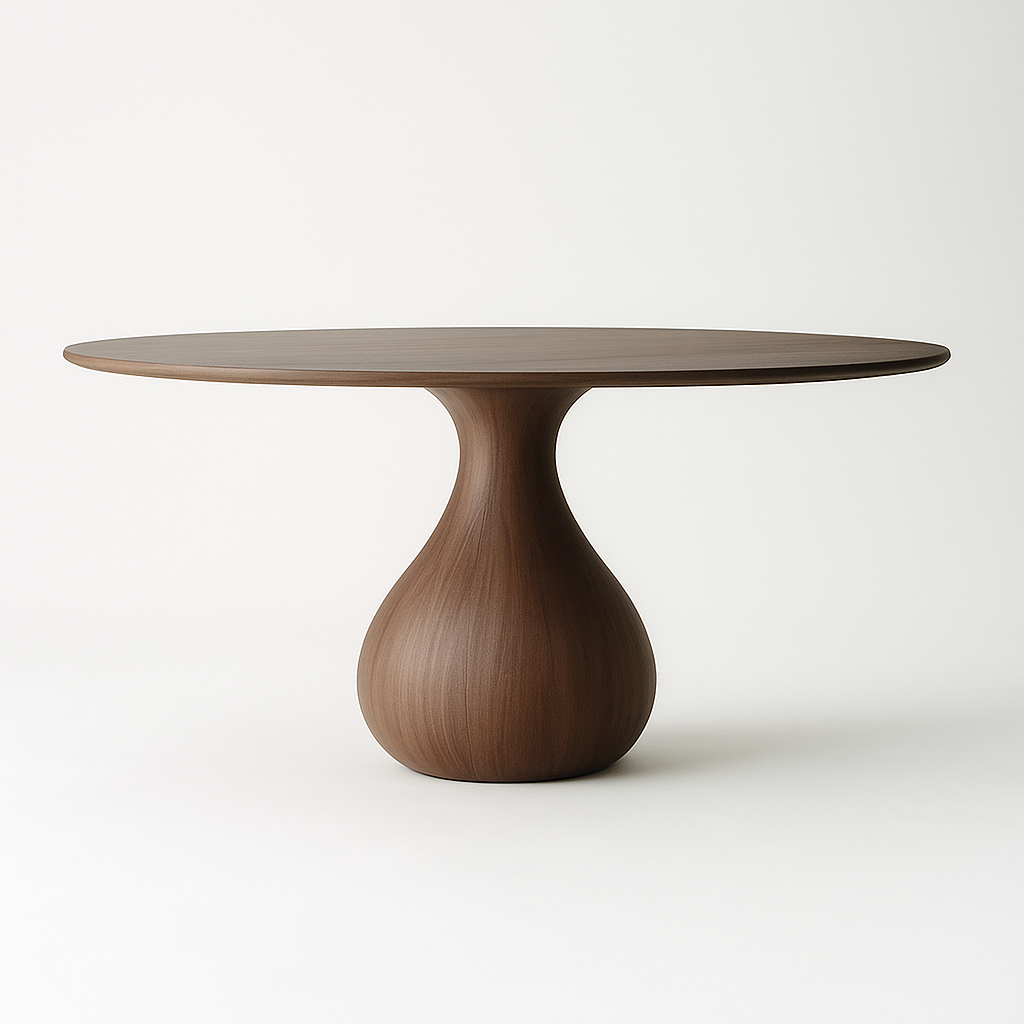 Livora One LUME　ダイニングテーブル　カフェテーブル　円　丸形　おしゃれ　モダン　天然木