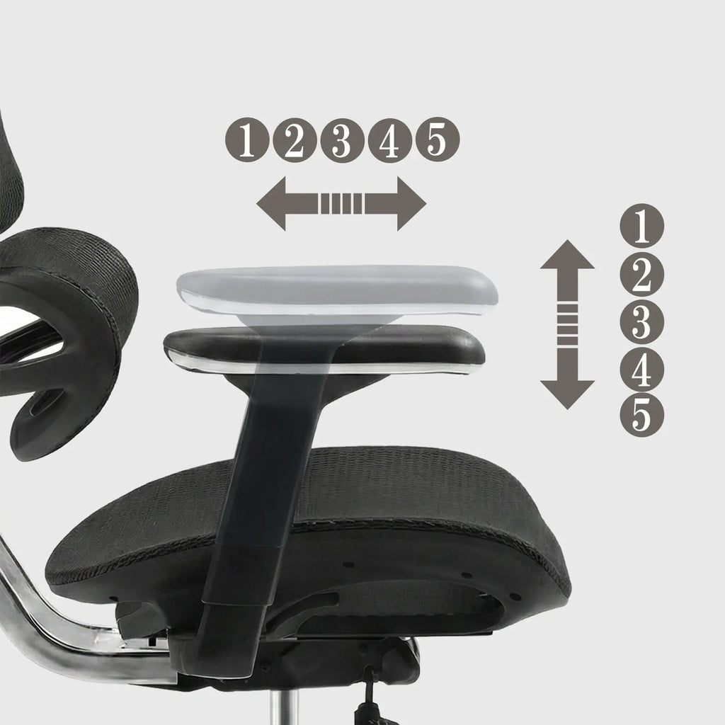 デスクチェア B137A メタルフレーム　疲れない オフィスチェア