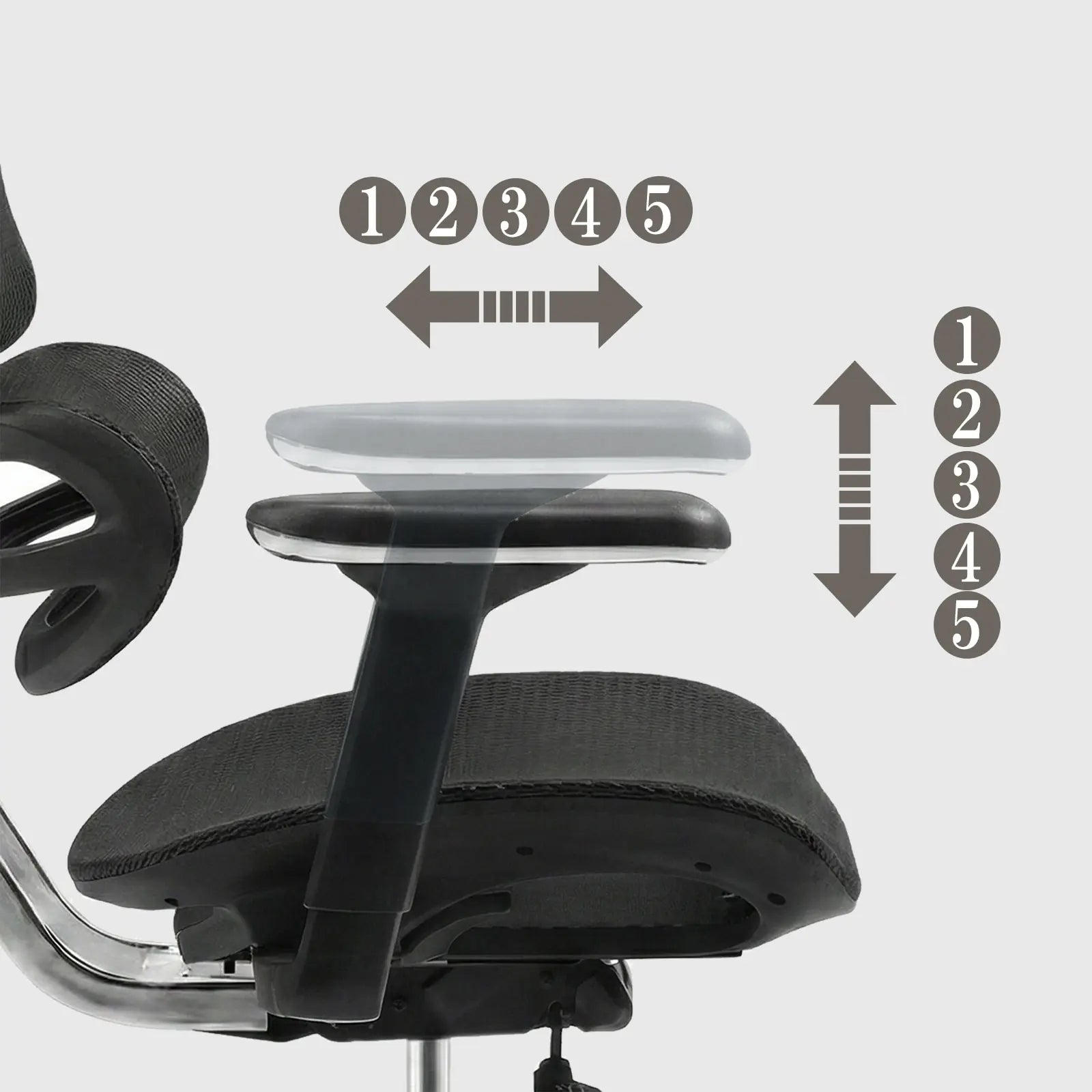 デスクチェア B137A メタルフレーム　疲れない オフィスチェア