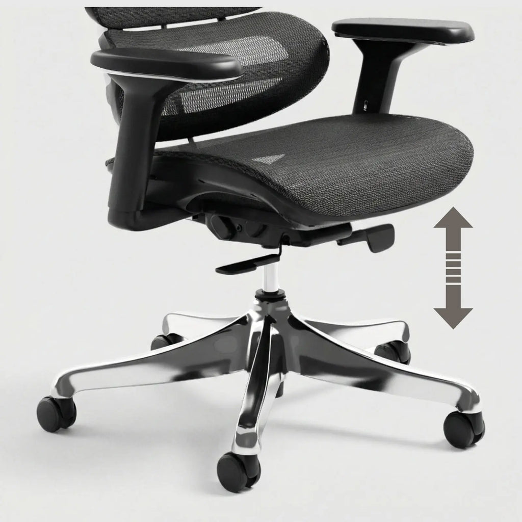 デスクチェア B137A メタルフレーム　疲れない オフィスチェア