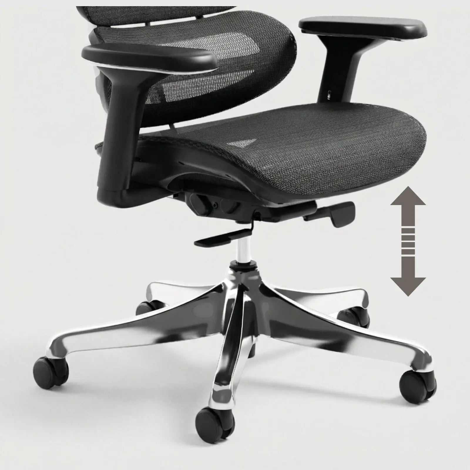 デスクチェア B137A メタルフレーム　疲れない オフィスチェア