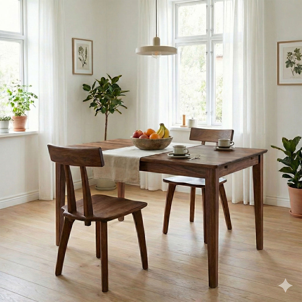 Livora One MOKU P801 北米産FAS級ホワイトアッシュ　無垢材　ダイニングチェア　ナチュラル　ウォールナットブラウン　　アジアン　北欧風　ベーシック　スタンダード　カフェ　レストラン　T字　おすすめ　人気　和モダン　北欧風　和室　洋室に合う