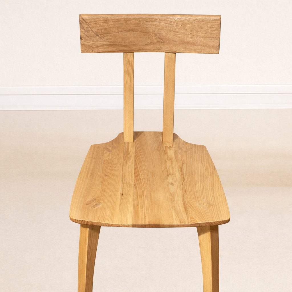 ダイニングチェア P801  ２脚セット ホワイトアッシュFAS級天然無垢材