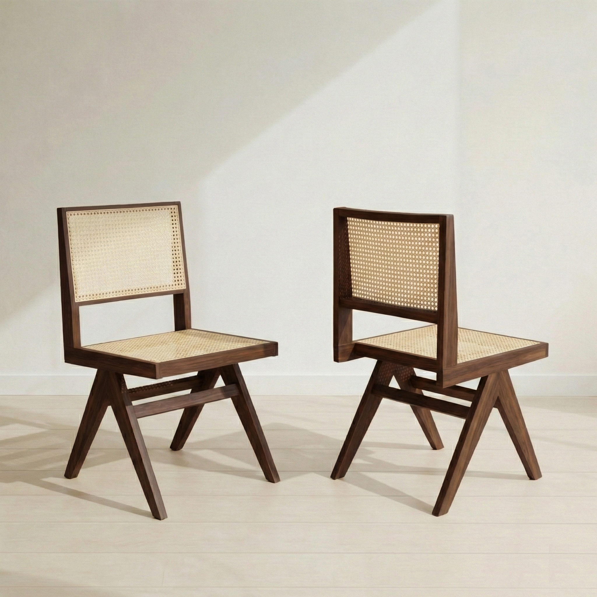 ダイニングチェア P804 2脚セット ホワイトアッシュFAS級天然無垢材