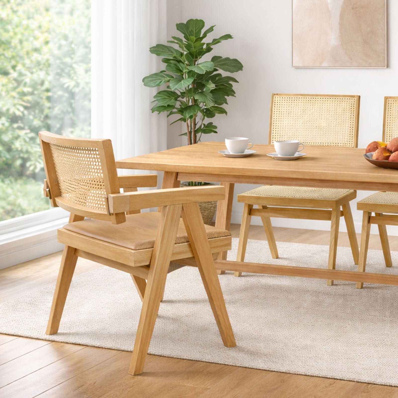 ダイニングチェア P805  ホワイトアッシュFAS級天然無垢材