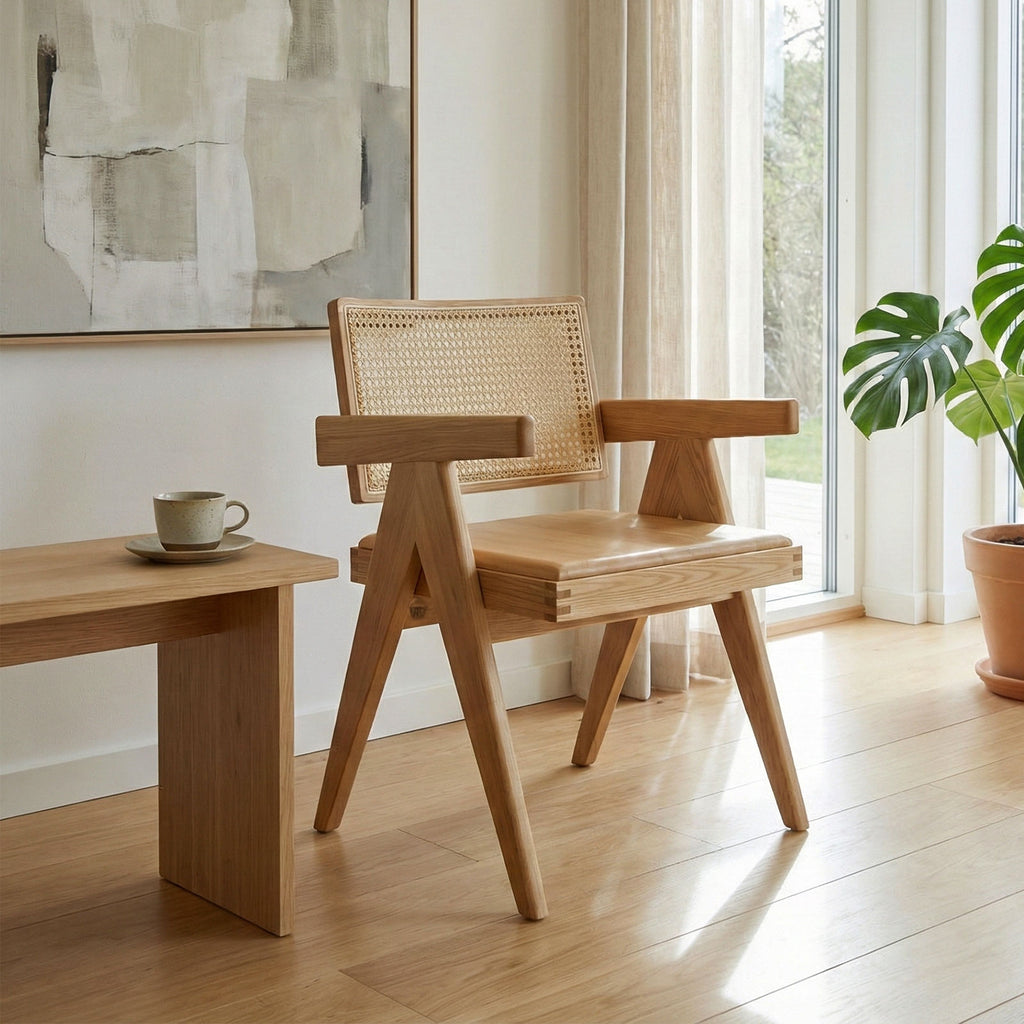 ダイニングチェア P805  ホワイトアッシュFAS級天然無垢材