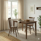 Livora One MOKU P807 北米産FAS級ホワイトアッシュ　無垢材　ダイニングチェア　ウィンザー　ウインザー　ナチュラル　ウォールナットブラウン　　アジアン　北欧風　カフェ　レストラン　おしゃれ　ベーシック　スタンダード　