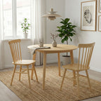 ダイニングチェア P807 ２脚セット ウィンザーチェア　ホワイトアッシュFAS級天然木製 無垢材