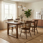 Livora One MOKU P807 北米産FAS級ホワイトアッシュ　無垢材　ダイニングチェア　ウィンザー　ウインザー　ナチュラル　ウォールナットブラウン　　アジアン　北欧風　カフェ　レストラン　おしゃれ　ベーシック　スタンダード　