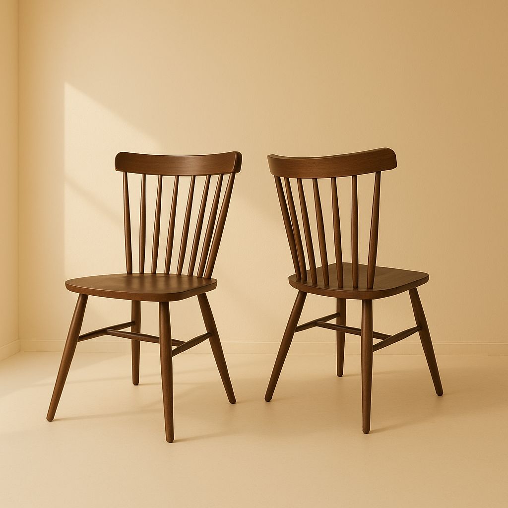 Livora One MOKU P807 北米産FAS級ホワイトアッシュ　無垢材　ダイニングチェア　ウィンザー　ウインザー　ナチュラル　ウォールナットブラウン　　アジアン　北欧風　カフェ　レストラン　おしゃれ　ベーシック　スタンダード　