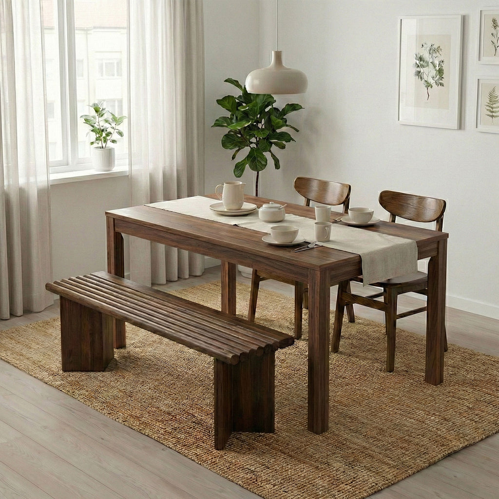 ベンチチェア P821  ホワイトアッシュFAS級天然無垢材