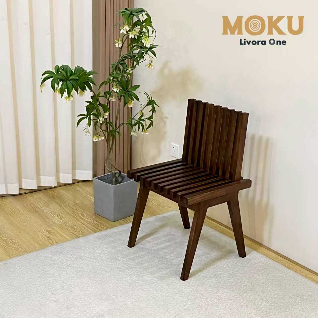 ベンチチェア P835／P835S  ホワイトアッシュFAS級天然無垢材