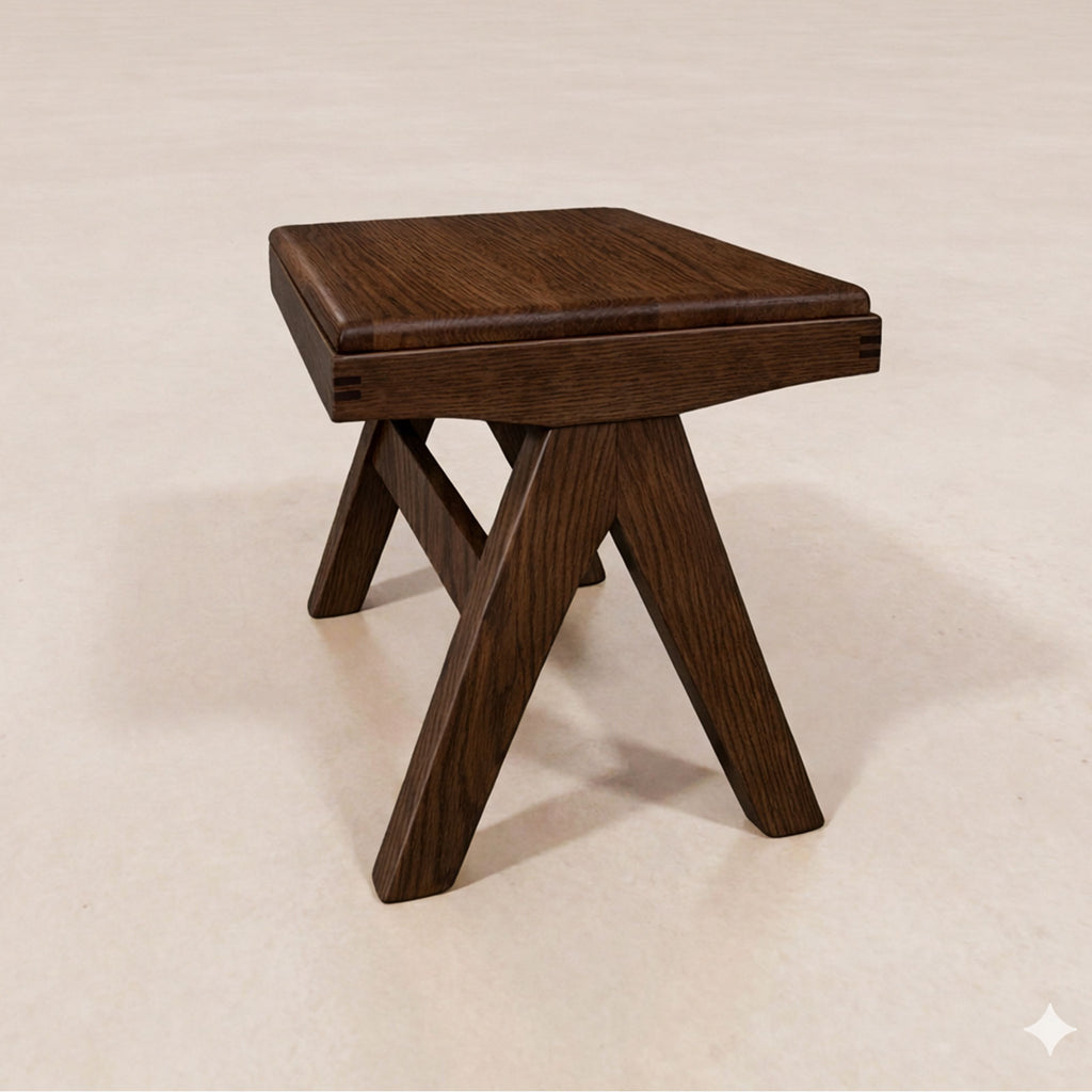 スツール P836  ホワイトアッシュFAS級天然無垢材