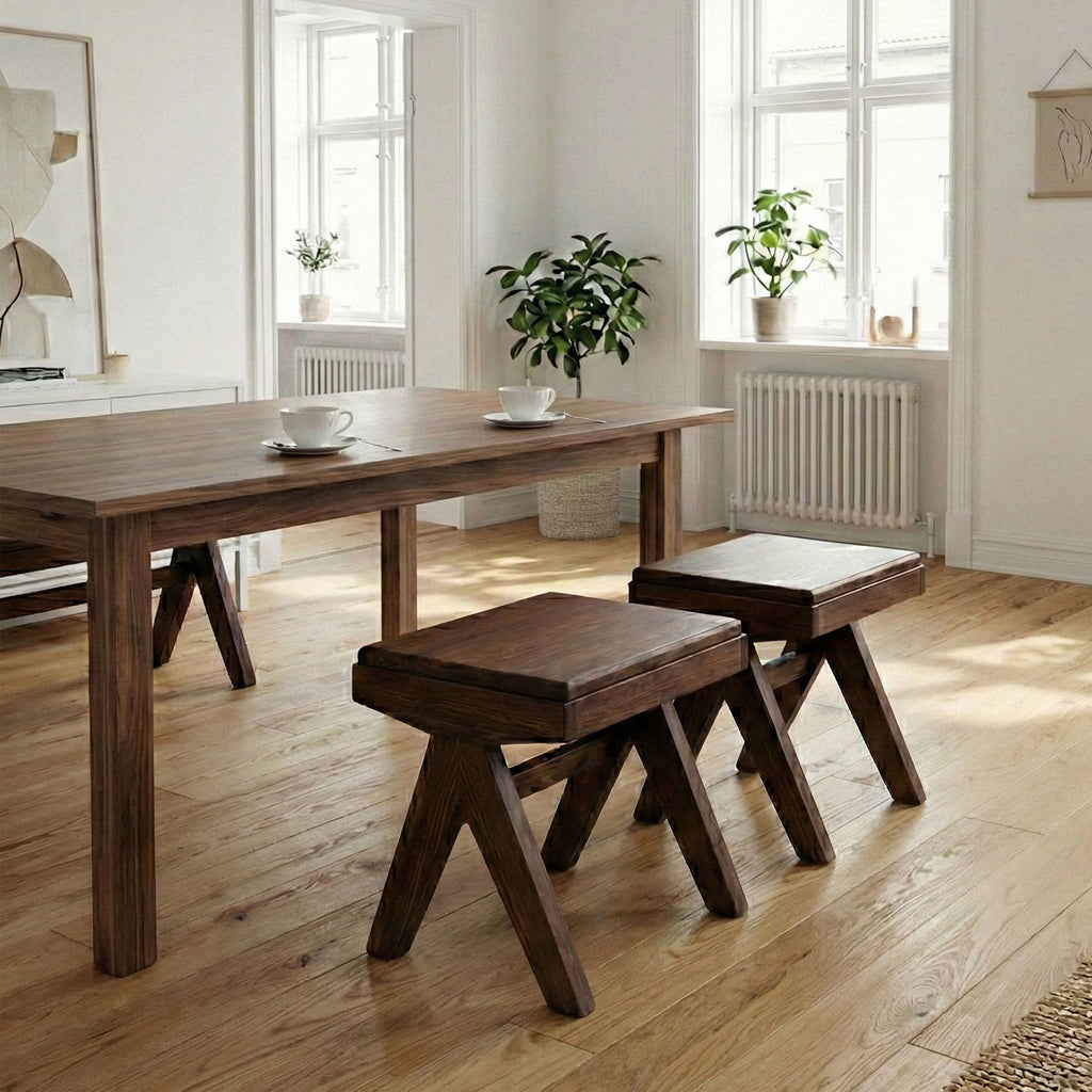 スツール P836  ホワイトアッシュFAS級天然無垢材