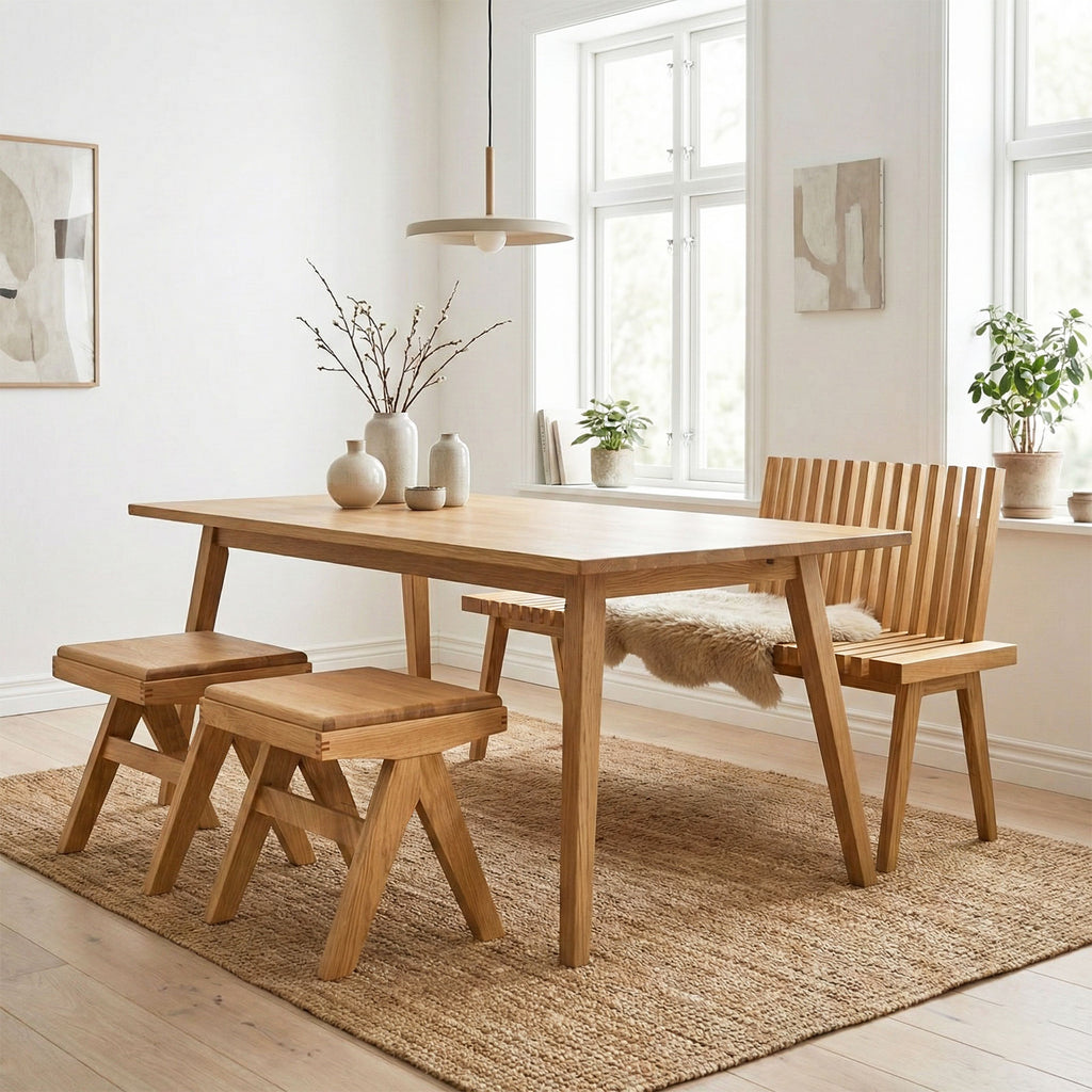 スツール P836  ホワイトアッシュFAS級天然無垢材