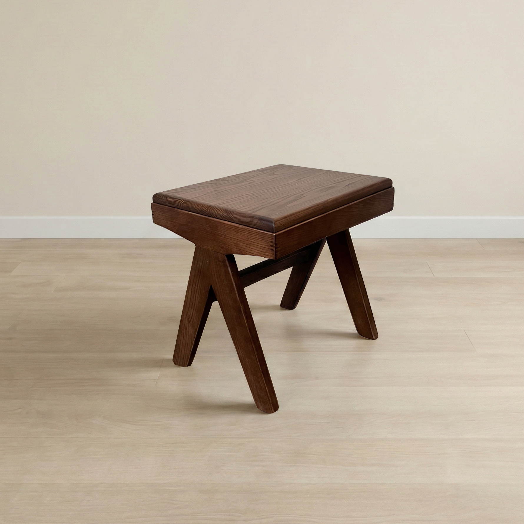 スツール P836  ホワイトアッシュFAS級天然無垢材