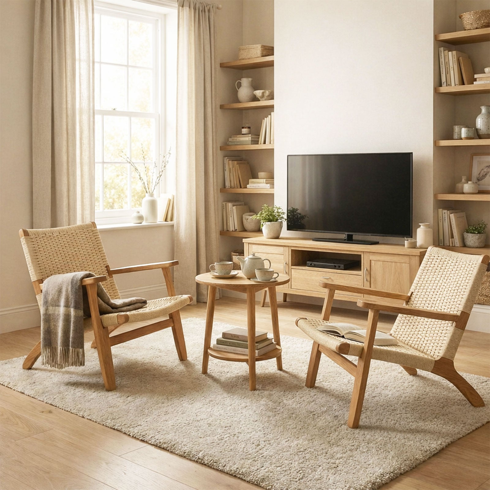 ラウンジチェア S801  ホワイトアッシュFAS級天然無垢材