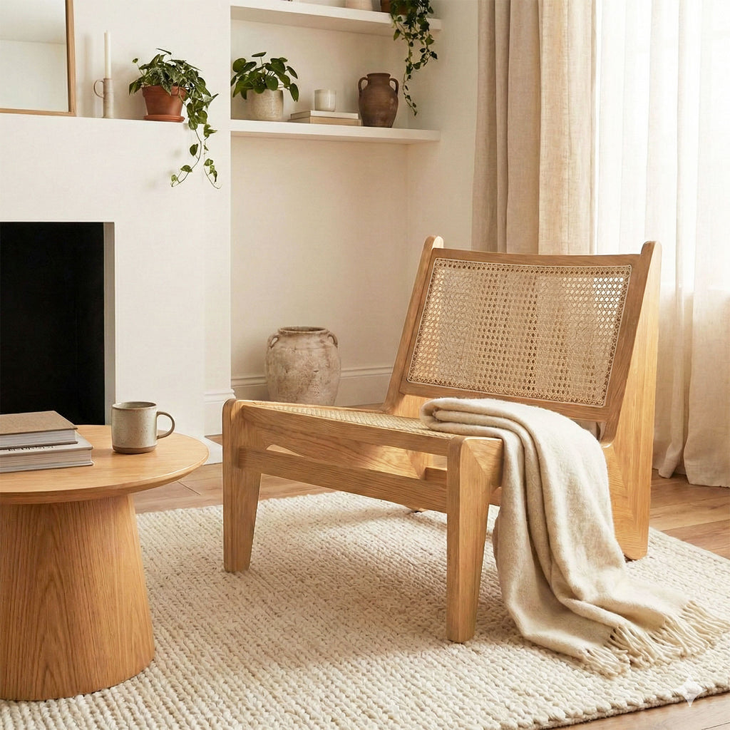 ラウンジチェア S802  ホワイトアッシュFAS級天然無垢材