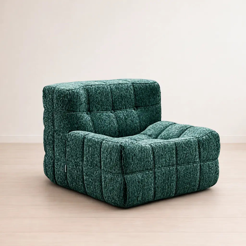 Livora One LUME　圧縮ロールソファ　リーンロゼ・ロゼカシマ風　軽量　一人用　グリーン