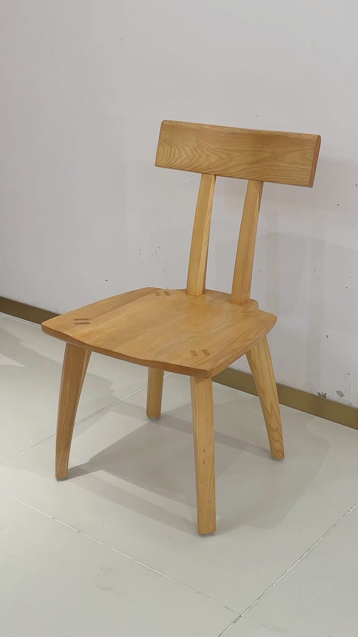 ダイニングチェア P801  ２脚セット ホワイトアッシュFAS級天然無垢材