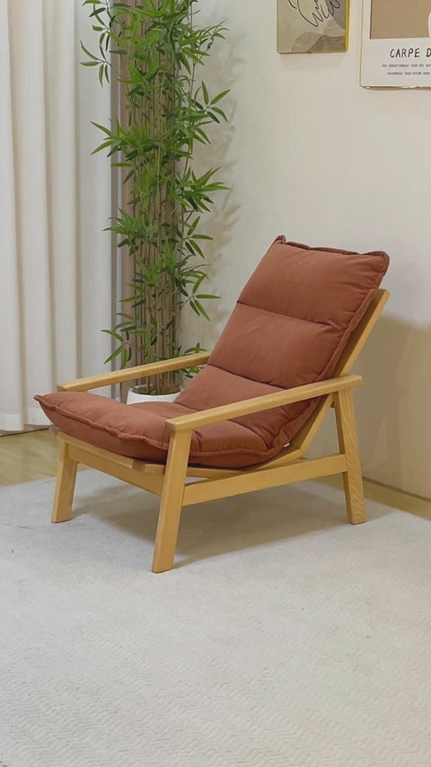 ラウンジチェア S807  ホワイトアッシュFAS級天然無垢材